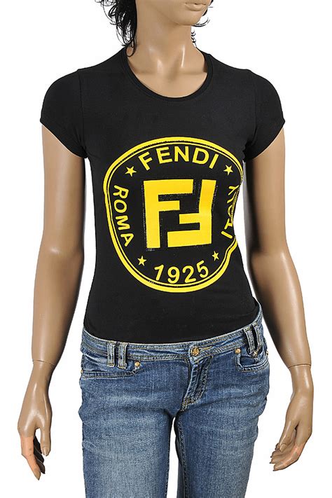 magliette t-shirt fendi|fendi clothing for women.